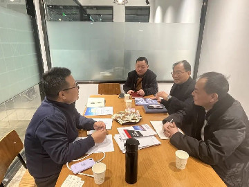 上海市浦东新区质量技术协会到联合会交流工作